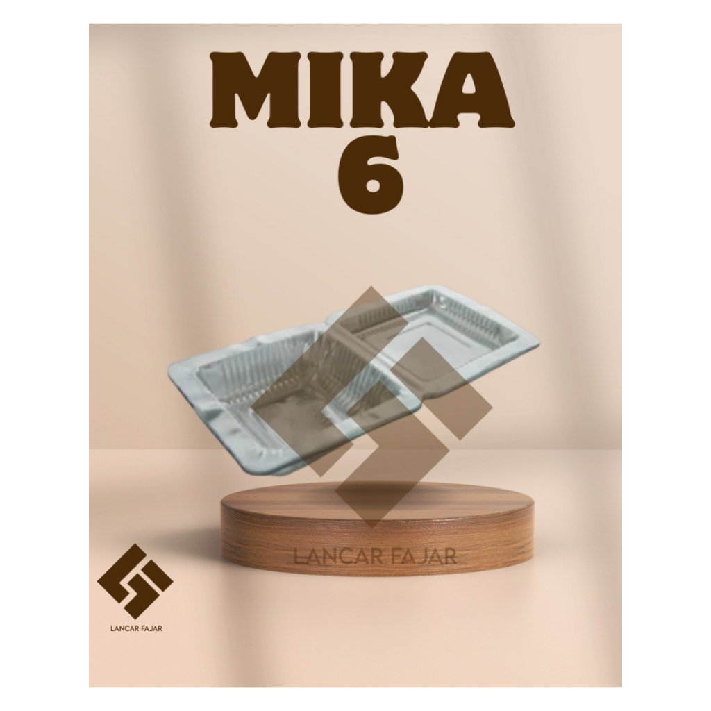 [100 biji] mika ukuran 6 / mika 6aa / mika 6a / mika plastik isi 100bj