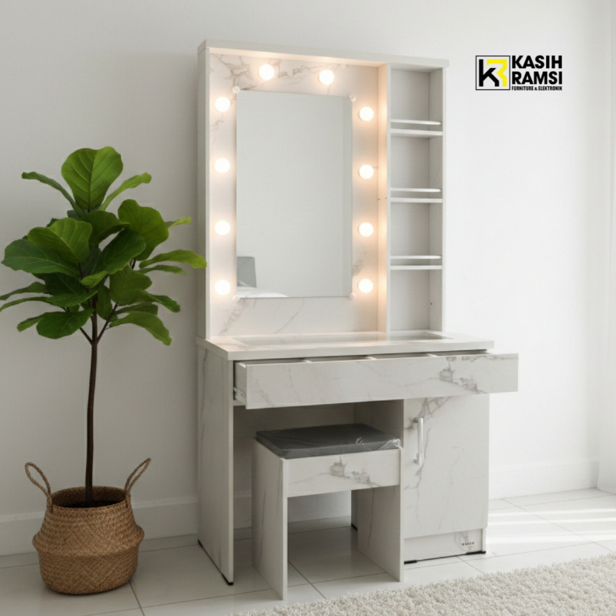 MEJA RIAS WAKANDA LAMPU LED