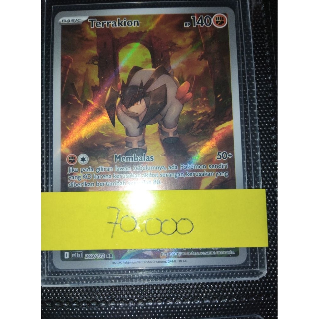 pokemon tcg terrakion ar