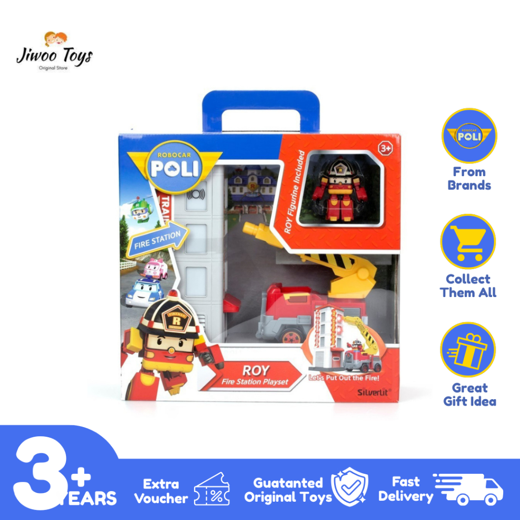 Robocar Poli Roy Fire Station Playset RP-83409