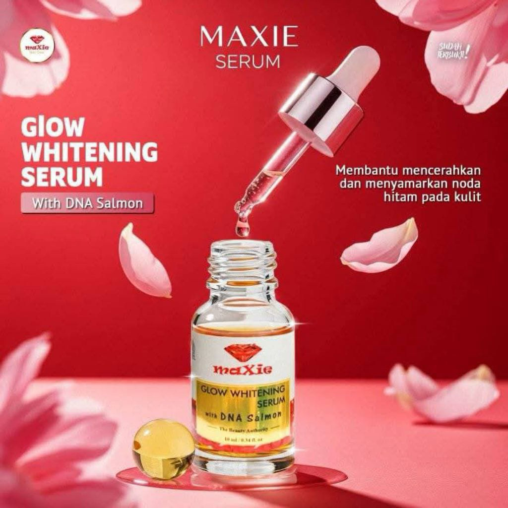 MAXIE DNA Salmon Serum - Mencerahkan, Melembabkan, Mengurangi Flek