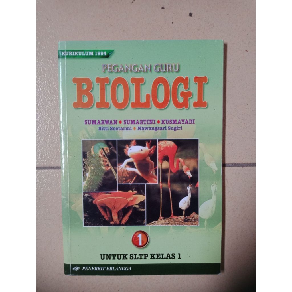 BUKU ORIGINAL PEGANGAN GURU BIOLOGI UNTUK SLTP KLS 1