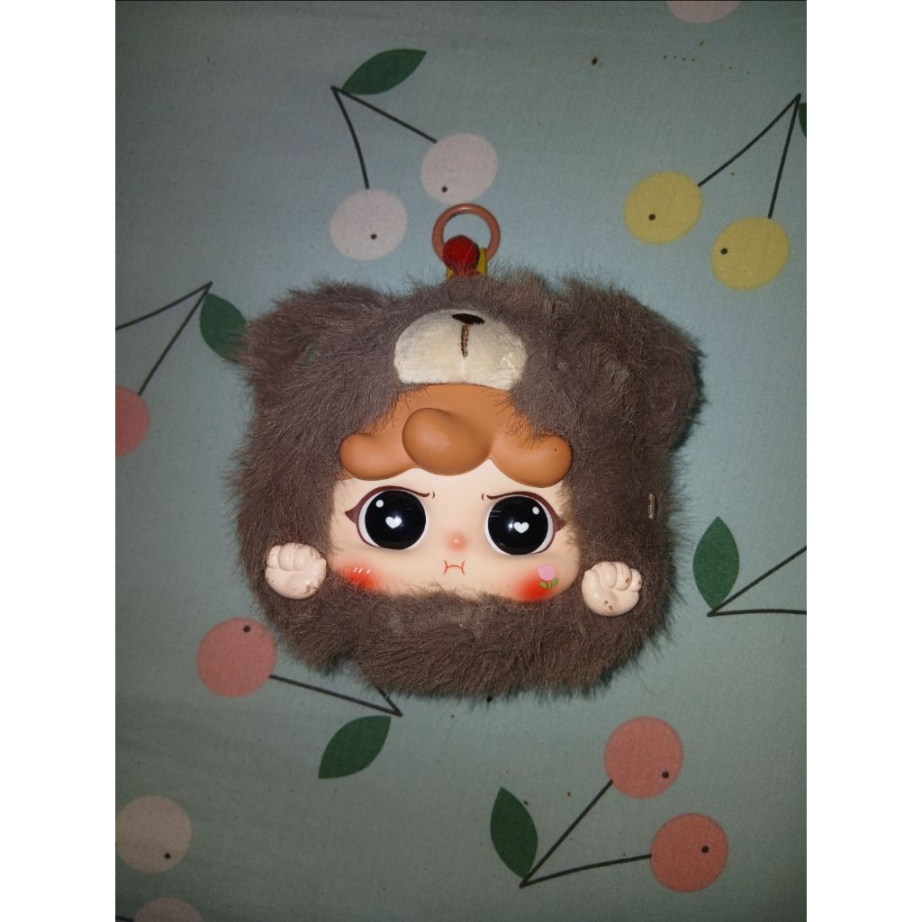 Preloved MIGO animal party plush bag pendant blindbox (varian Circus Bear)