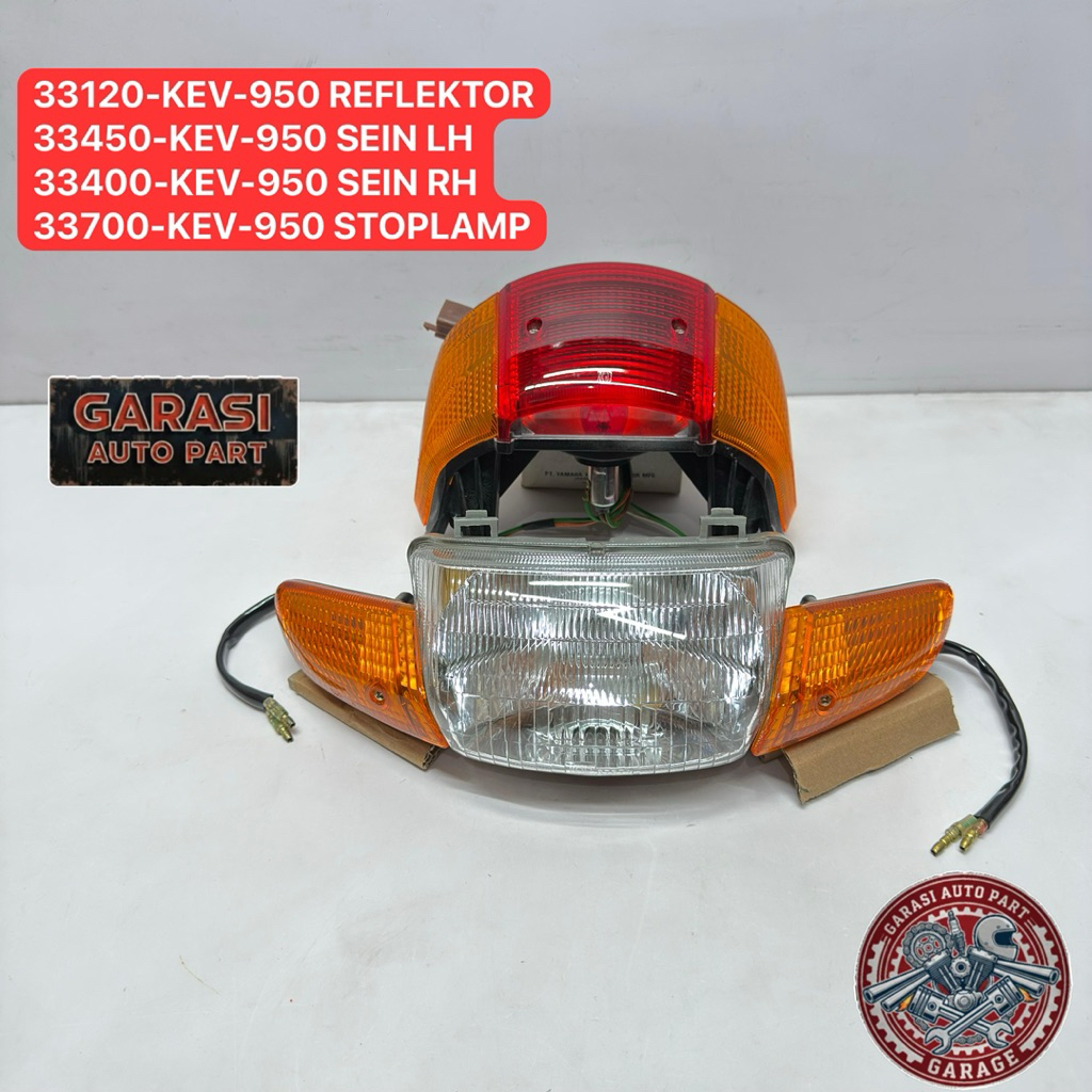 REFLEKTOR LAMPU SEN SEIN DEPAN BELAKANG STOPLAMP SUPRA 33120-33450-33400-33700-KEV-95 0