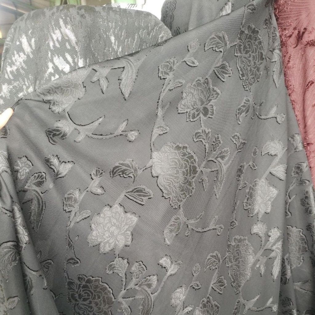 kain ceruty citru motif - bahan ceruty rubiah - kain antik - kain dress pesta - kain ceruty uragiri 