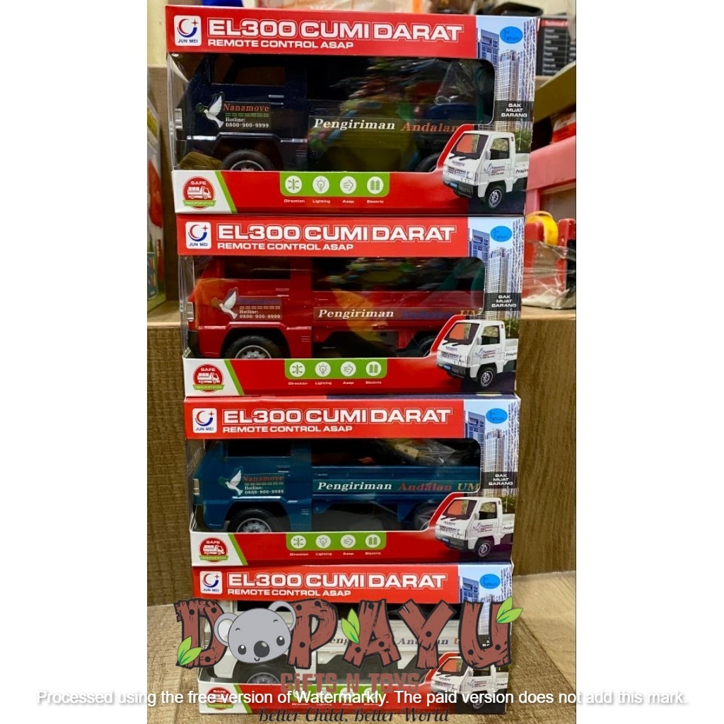 DOPAYU Mainan Mobil Pick Up Bak Terbuka RC EL300 CUMI DARAT J11