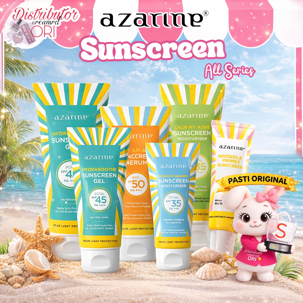 AZARINE Aqua Essence Sun Shield Serum SPF 50 PA+++ & Hydrasoothe Sunscreen Gel SPF45+++ | Distributo