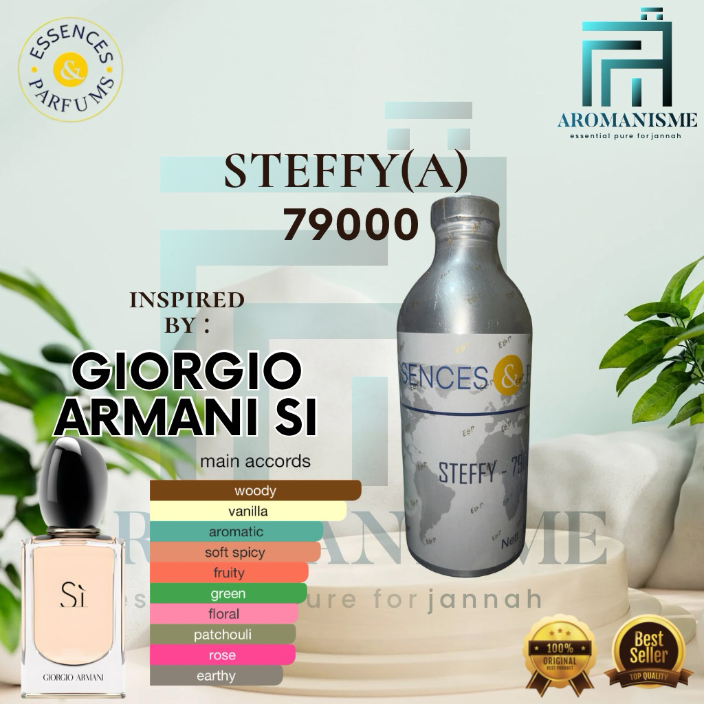 Bibit Parfum Searah G. Armani SI By Essences Steffy Grade A Repack 50ml / 100ml