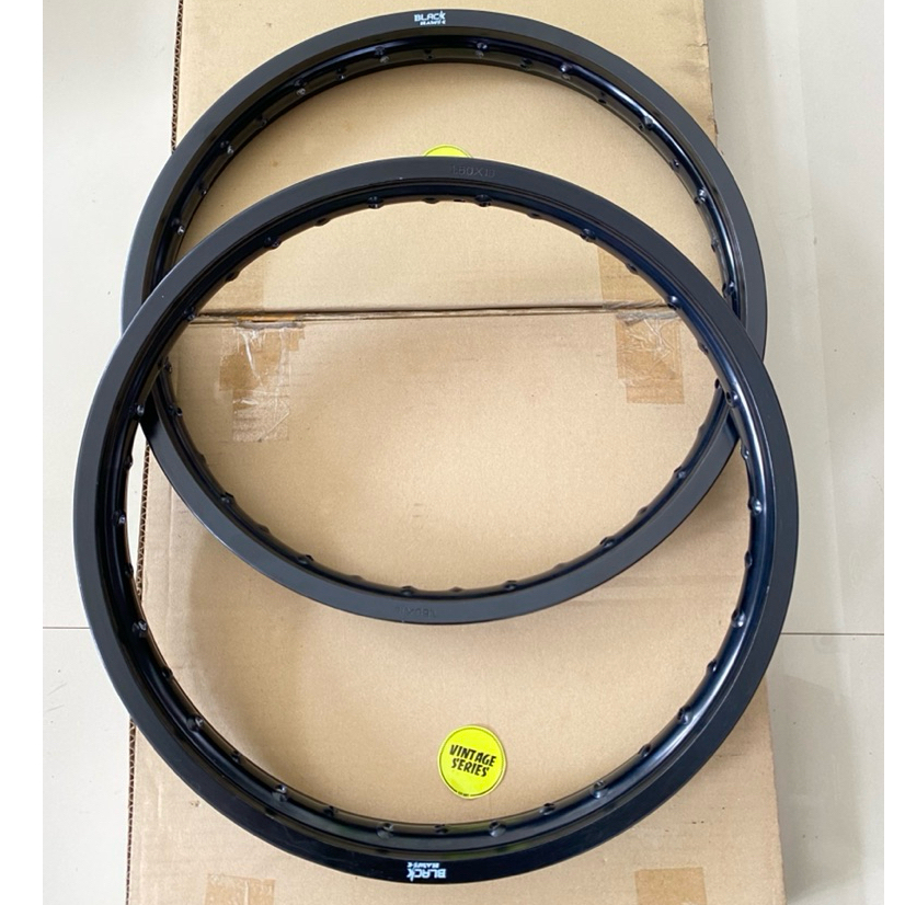 Velg Black HAWK Ring 18 Ukuran 160 Pelg Veleg Black Hawk hitam 18 x160 velg ring 18 x 160 hitam