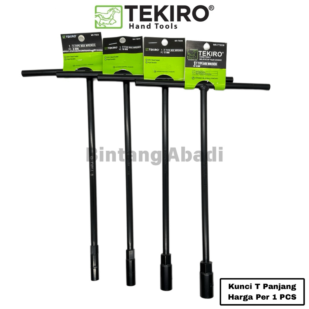 Tekiro Kunci T Original / Tekiro Kunci T Panjang 8mm 10mm 12mm 14mm Original Tekiro