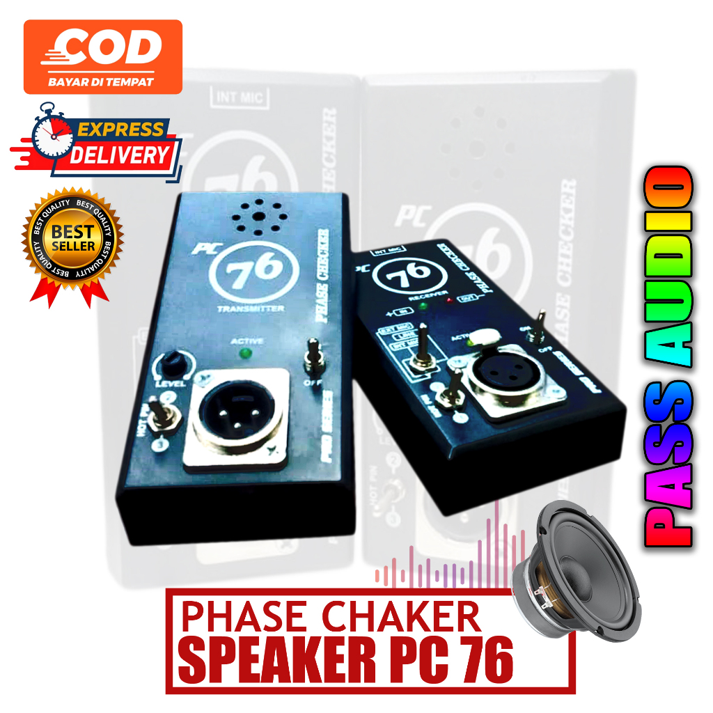 Phase Checker Speaker PC76 Pass Audio XLR Output