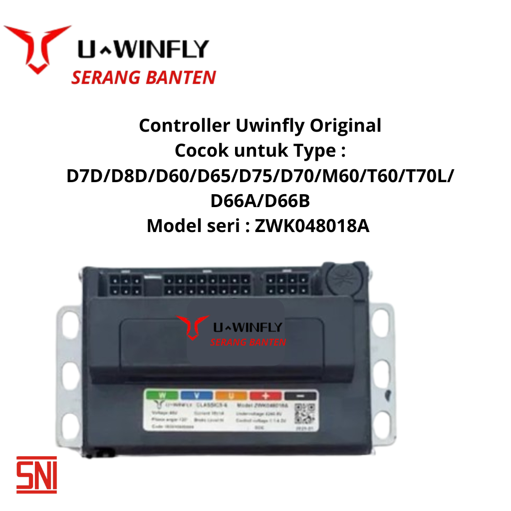Controller Sepeda Listrik Original Uwinfly Model ZWK048018A Baru Untuk D7D/D8D/D60/D65/D75/D70/M60/T