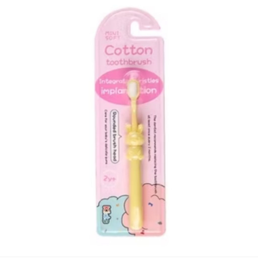 MINI SOFT COTTON TOOTHBRUSH | SIKAT GIGI ANAK | SIKAT GIGI BULU HALUS
