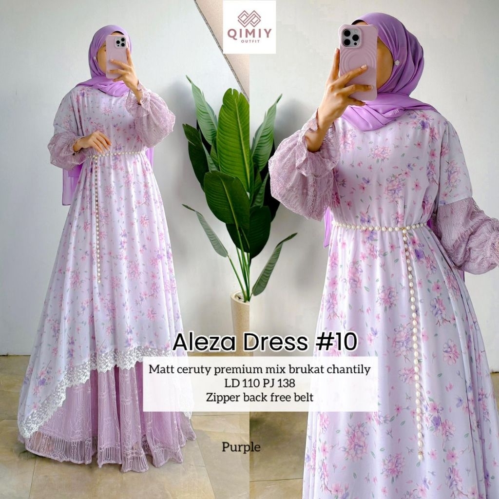 Aleza Dress Lebaran 2026 | By Qimiy Outfit