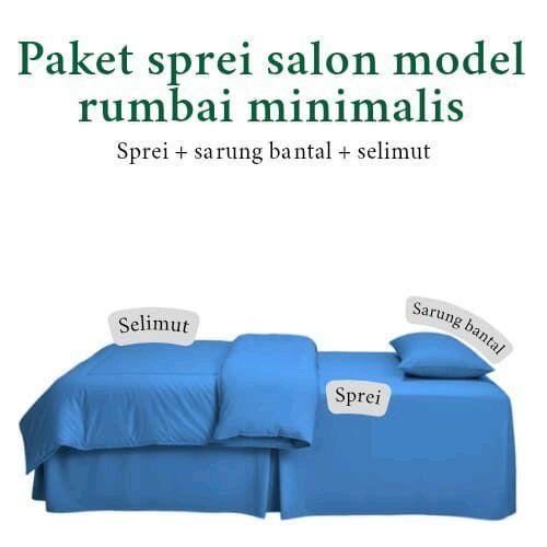 PROMO Sprei salon dan selimut seprei eyelash dan selimut dakron sprei klinik dan selimut dakron