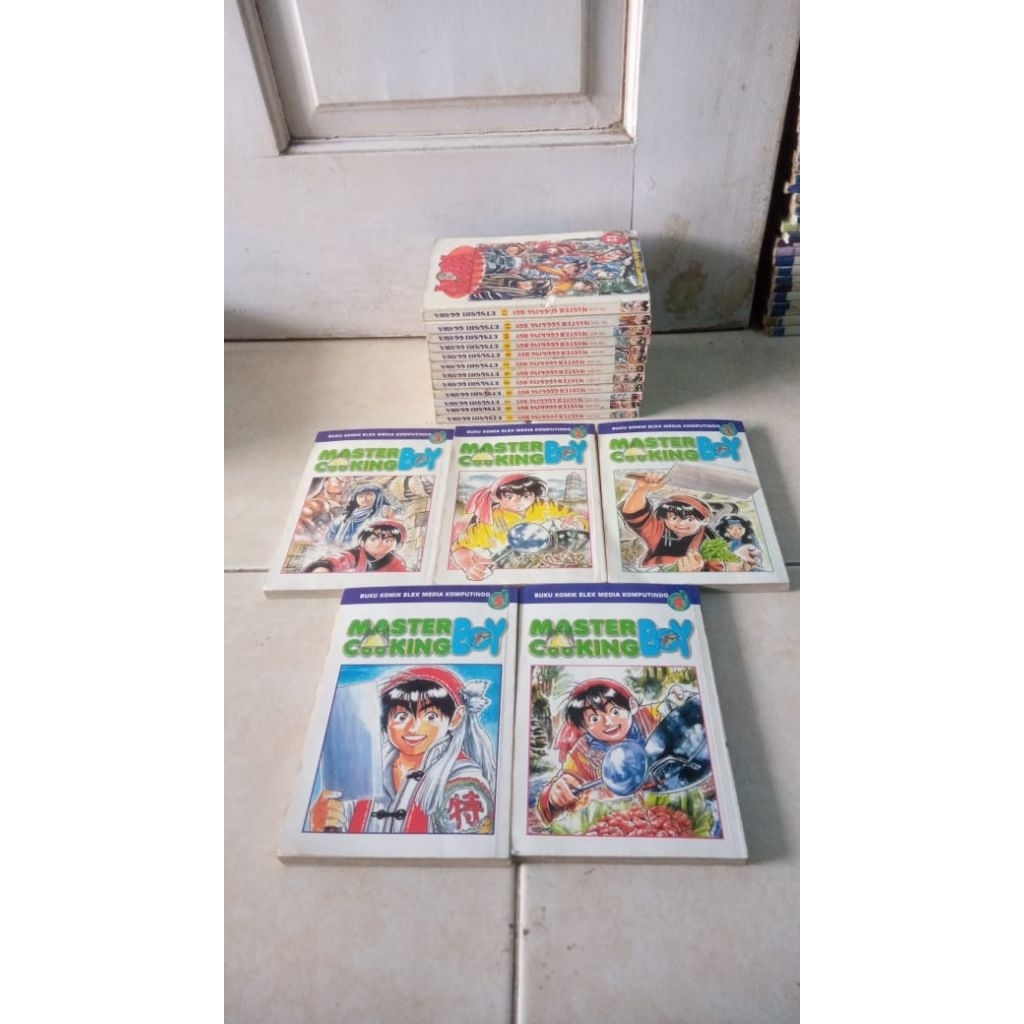 Komik Master Cooking Boy Full set 1-5 + real master cooking boy full set 1-17 lengkap tamat