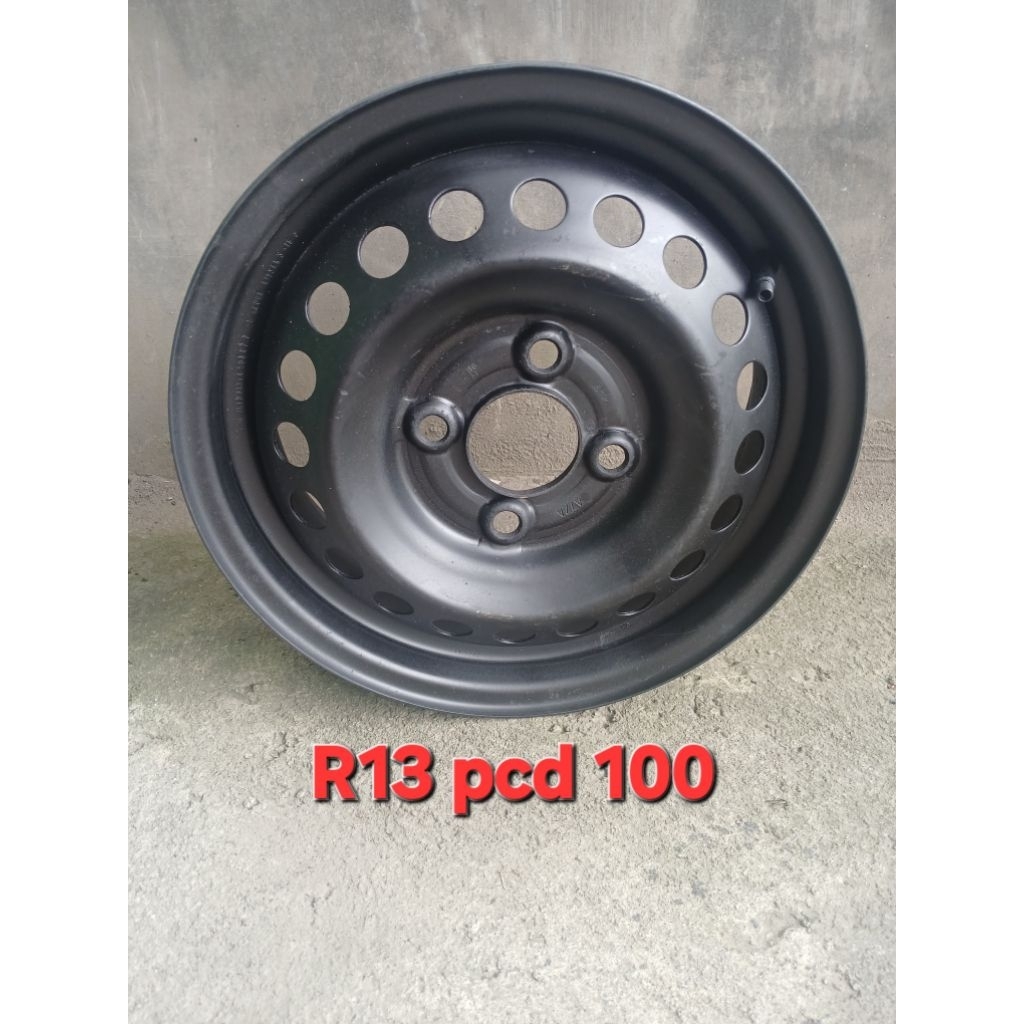 VELG KALENG BEKAS CAT BARU R13 PCD 100