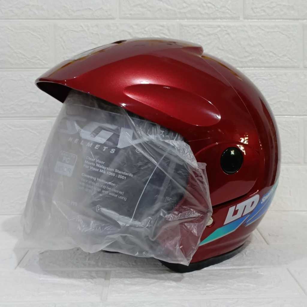 Helm LTD Sports Original  - Helm Motor Dewasa Open Face SNI/Made in malaysia