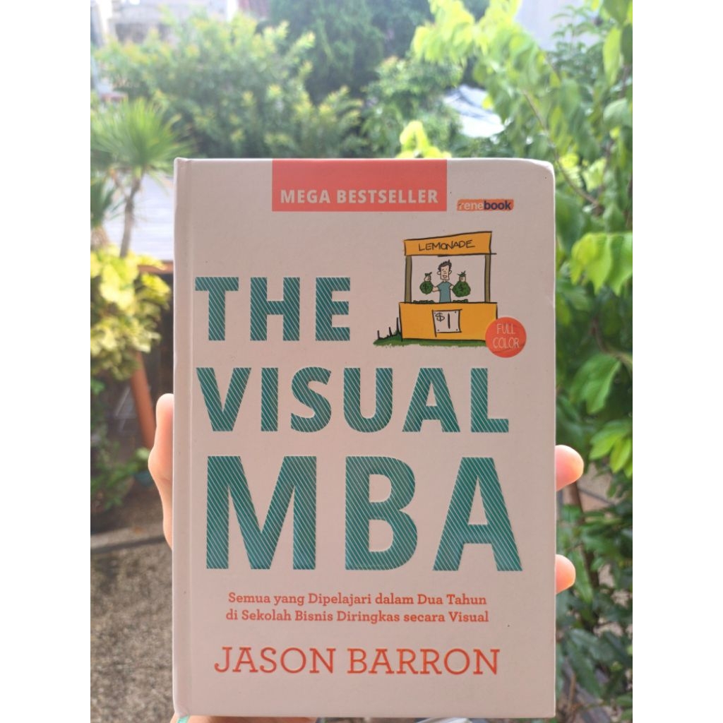The Visual MBA (Hardcover) by Jason Barron - PRELOVED like new