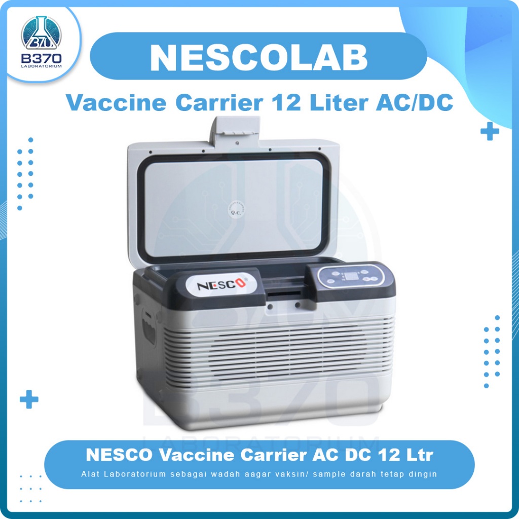 NESCO Vaccine Carrier / Cool Box Cooler Box AC/DC 12 Liter