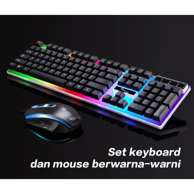 Keyboard combo mouse GAMING RGB USB MOUSE Keyboard RGB Keyboard Gaming Kabel Usb