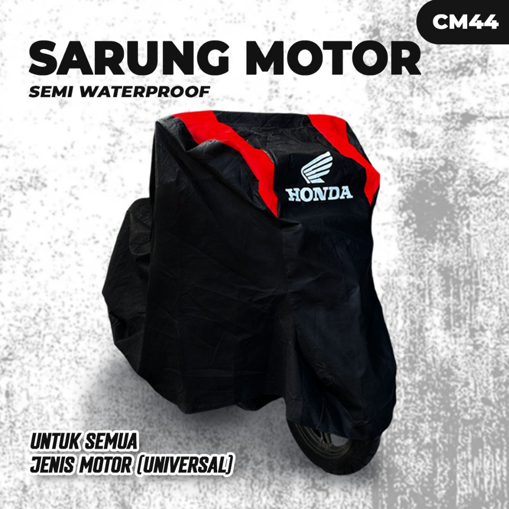 Promo Hnd - Cover Motor Indoor Semi Waterproof Universal Untuk Semua Motor Sarung Motor Indoor Hnd