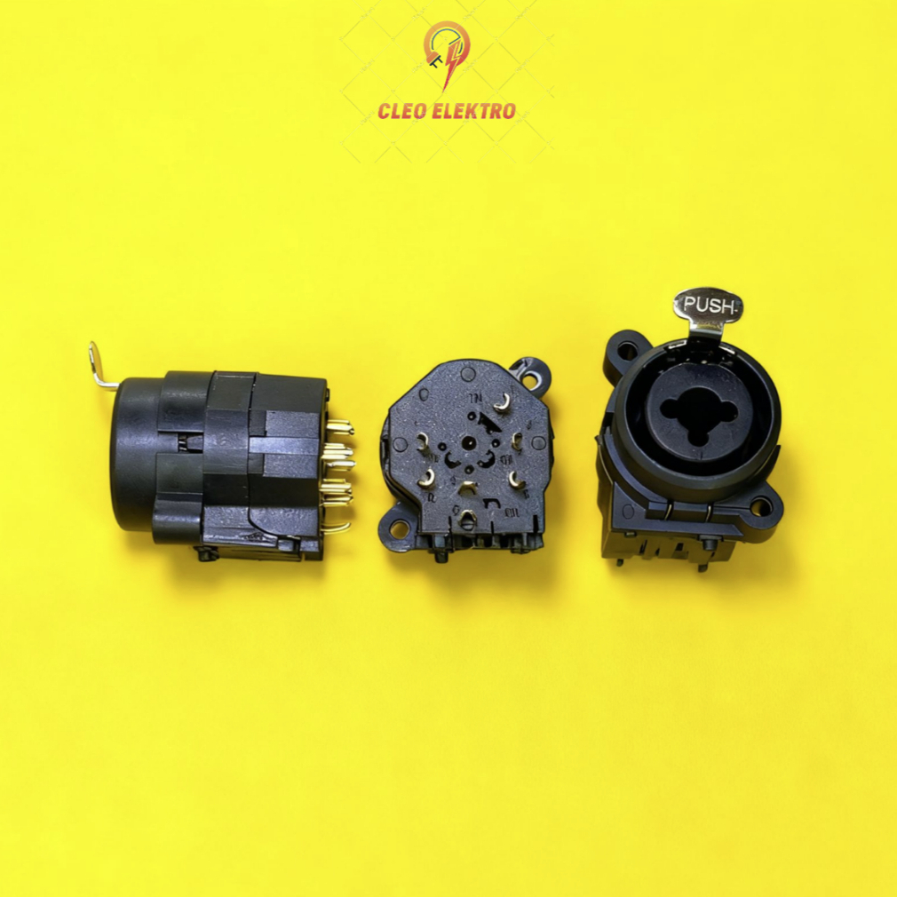 Soket Socket Female Akai Canon Multi Combo Xlr Bodi Kualitas Baik