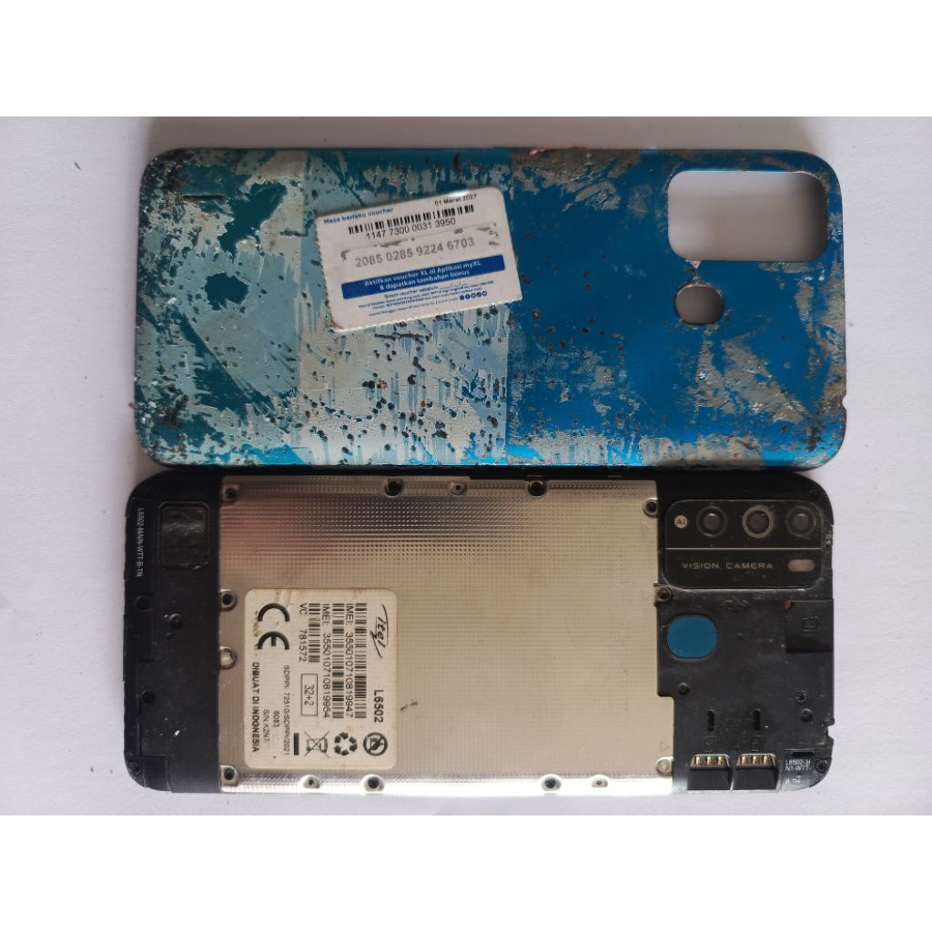 UNIT ITEL VISION 1 PRO Minus retak FUNGSI