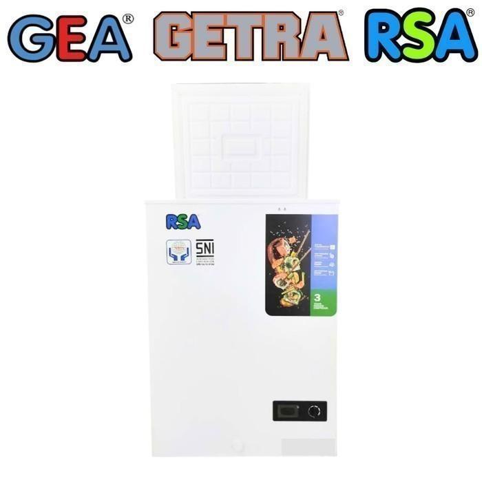 RSA CHEST FREEZER 96 LITER CF 110 CF110 CF-110 FREEZER BOX LEMARI PEMBEKU GARANSI RESMI BEKASI