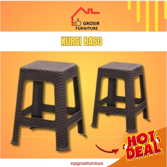 Kursi Plastik Tabitha - Tabitha Chair Square - Kursi Bakso