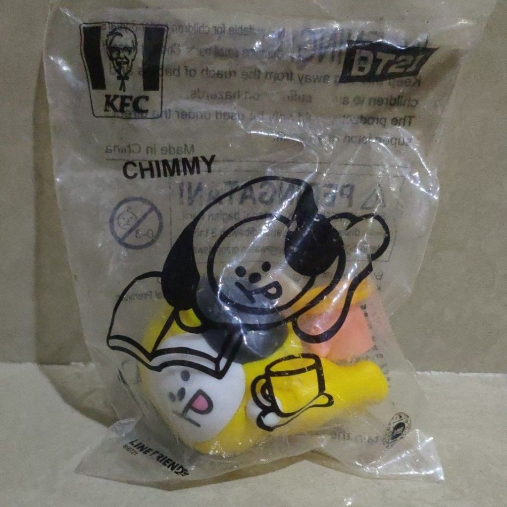 mainan KFC chaki kids BT21 chimmy