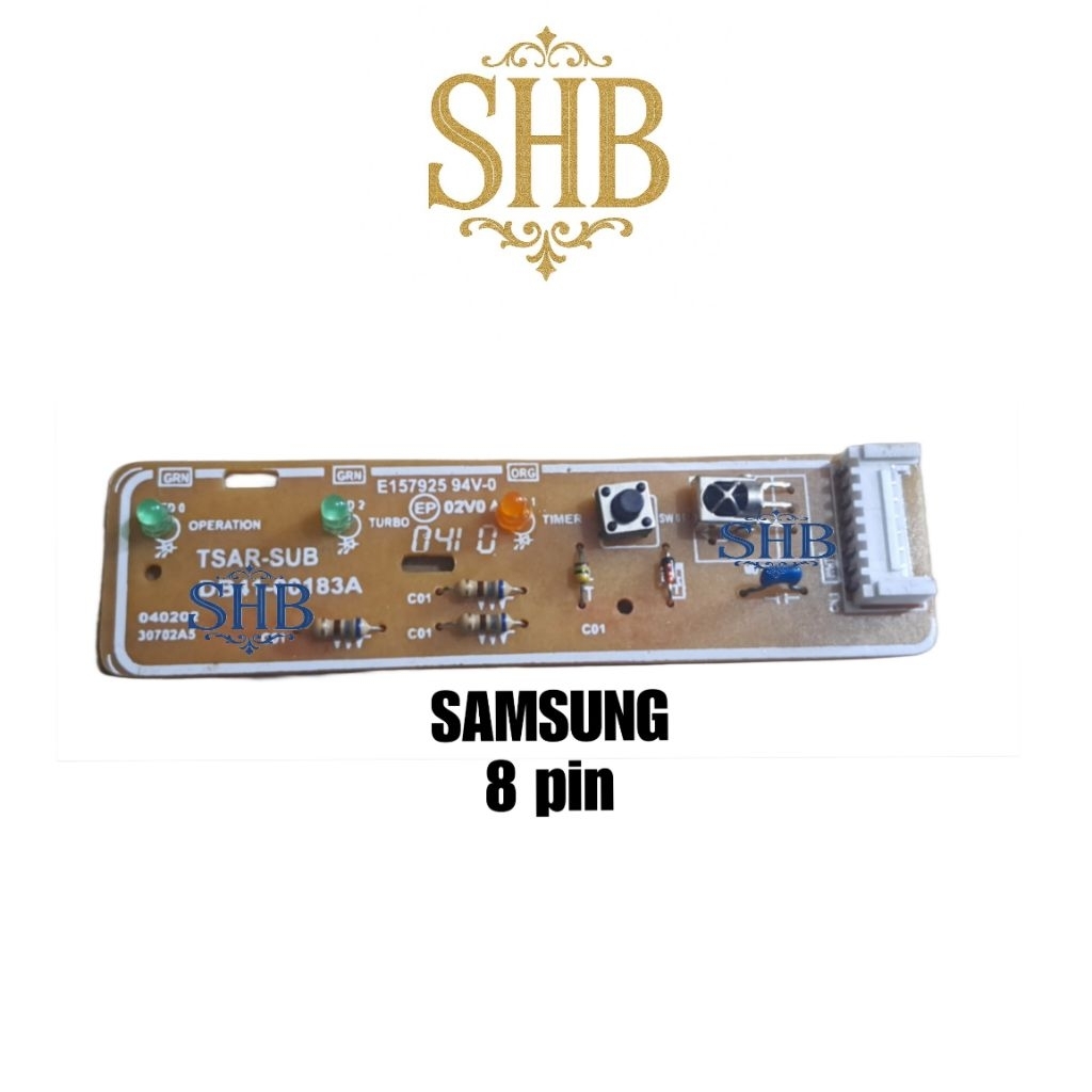PCB sensor remote AC samsung 8 pin - Receiver AC samsung soket 8 - Modul sensor remot AC samsung 8 p