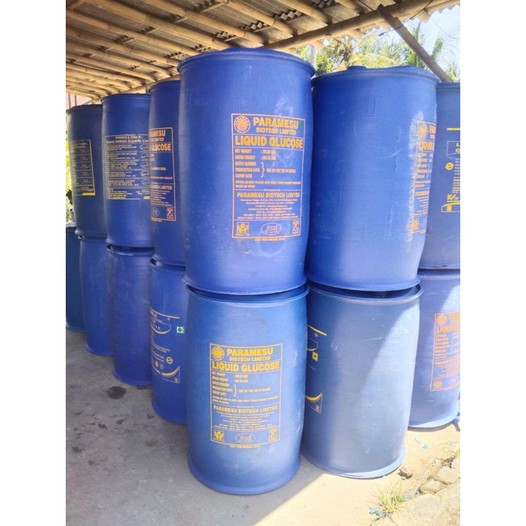 Drum plastik 200 liter HDPE bahan tebal serbaguna