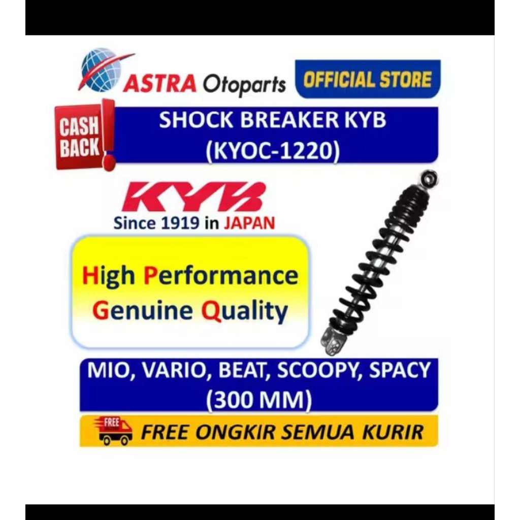shockbreaker kyb aspira original matic beat/Scoppy/vario