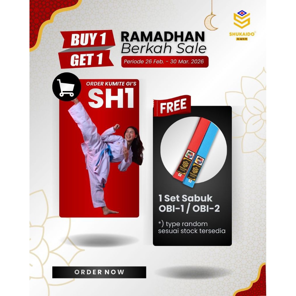 [SH1] KARATE GI SHUKAIDO KUMITE //TEGI //BAJU KARATE // BAJU KUMITE