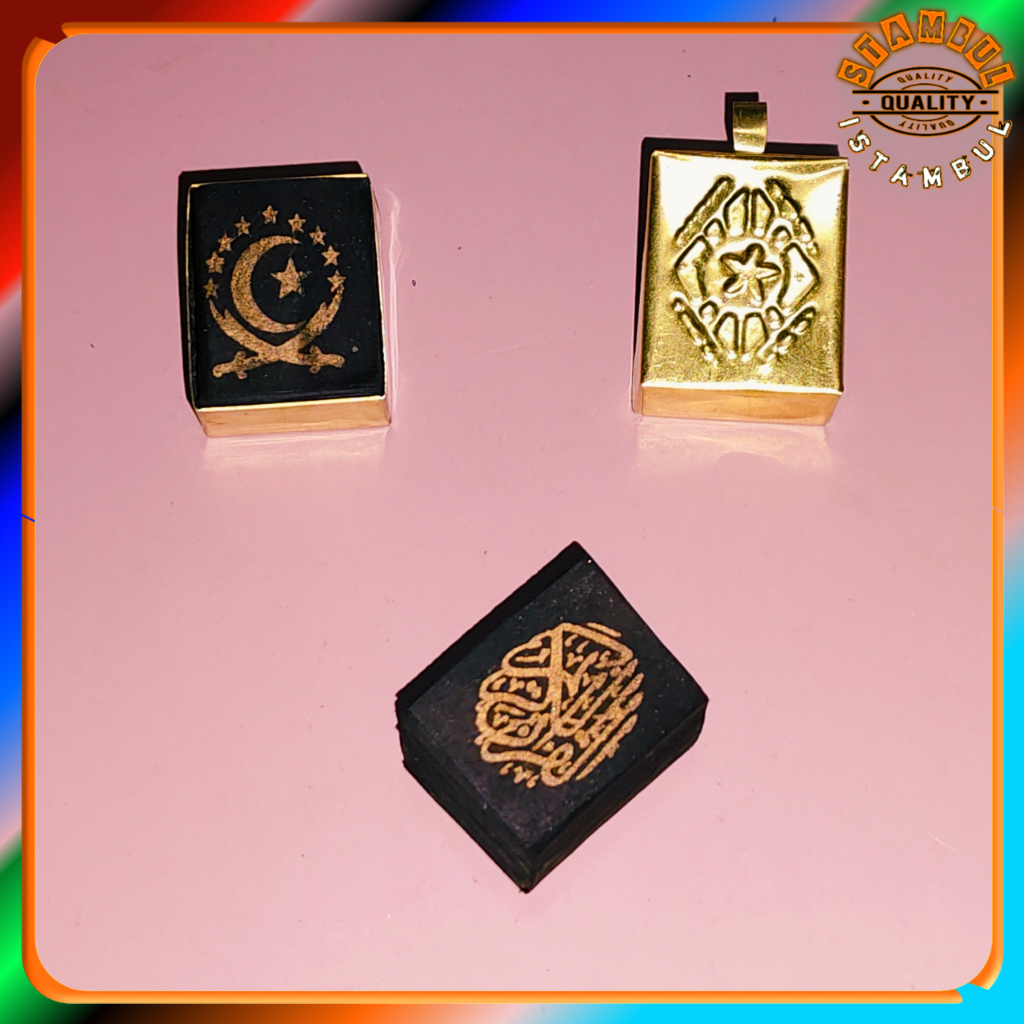 (BISA COD) stambul AL QUR'AN warna hitam tinta emas