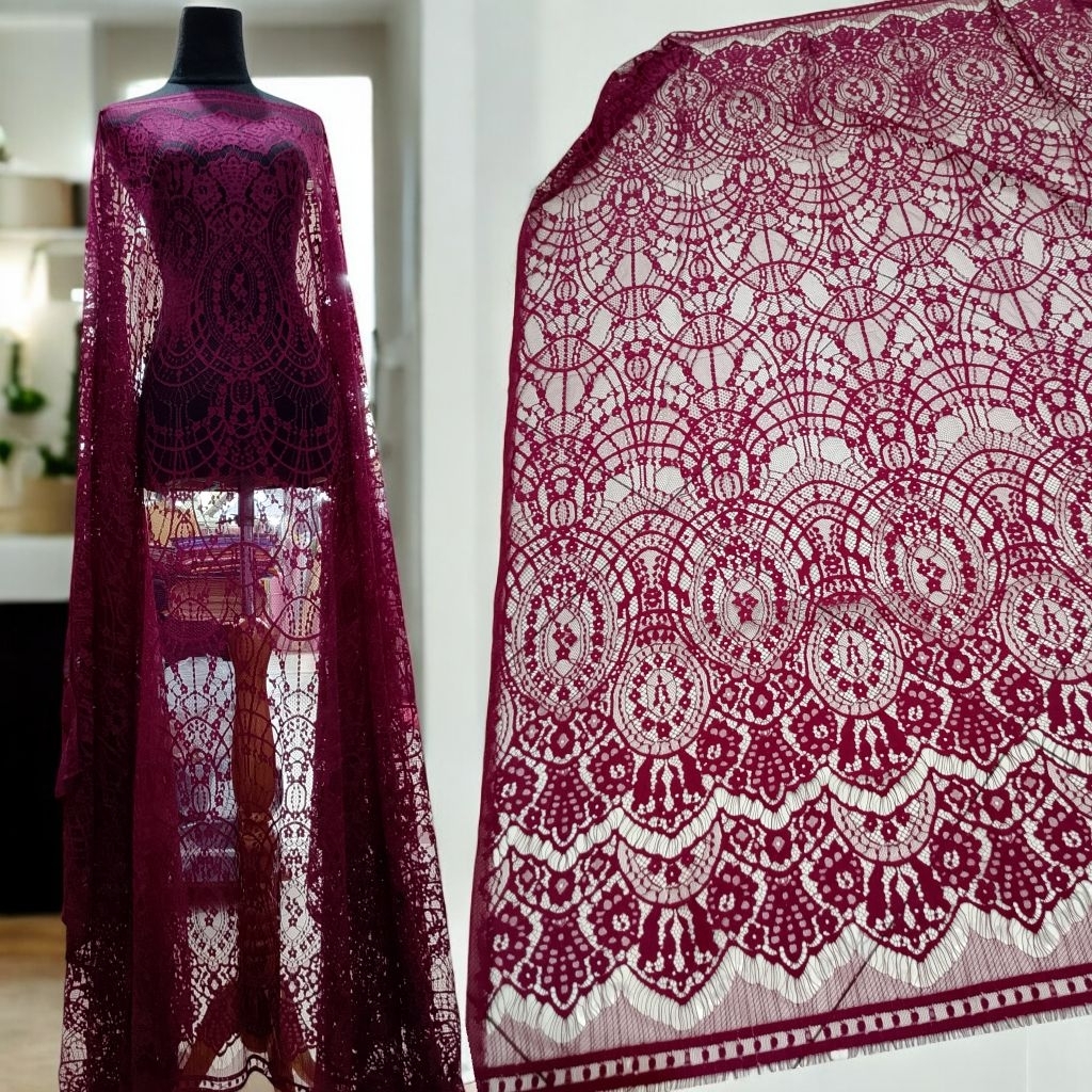 Bakal Kain Kebaya Brokat Semiprancis Panel