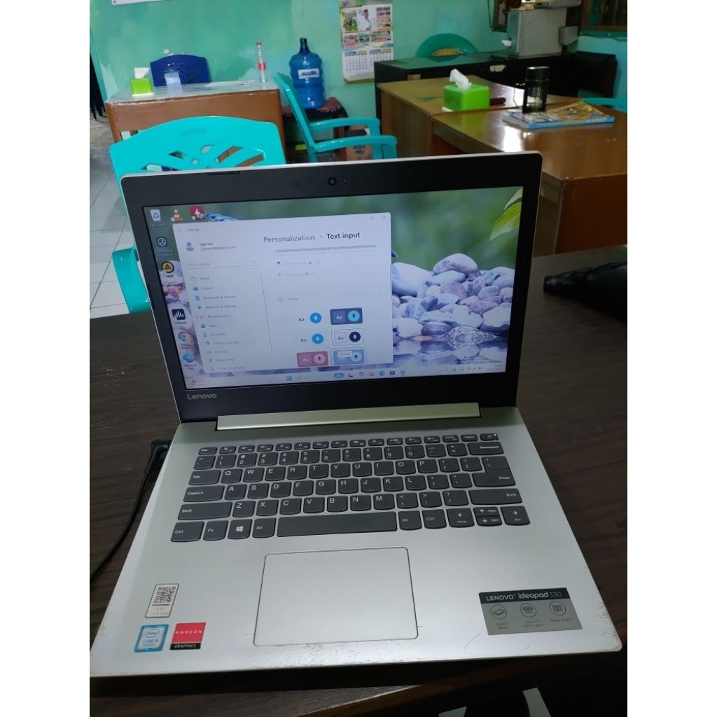 laptop second preloved lenovo ideapad 330 128/8 gen 8