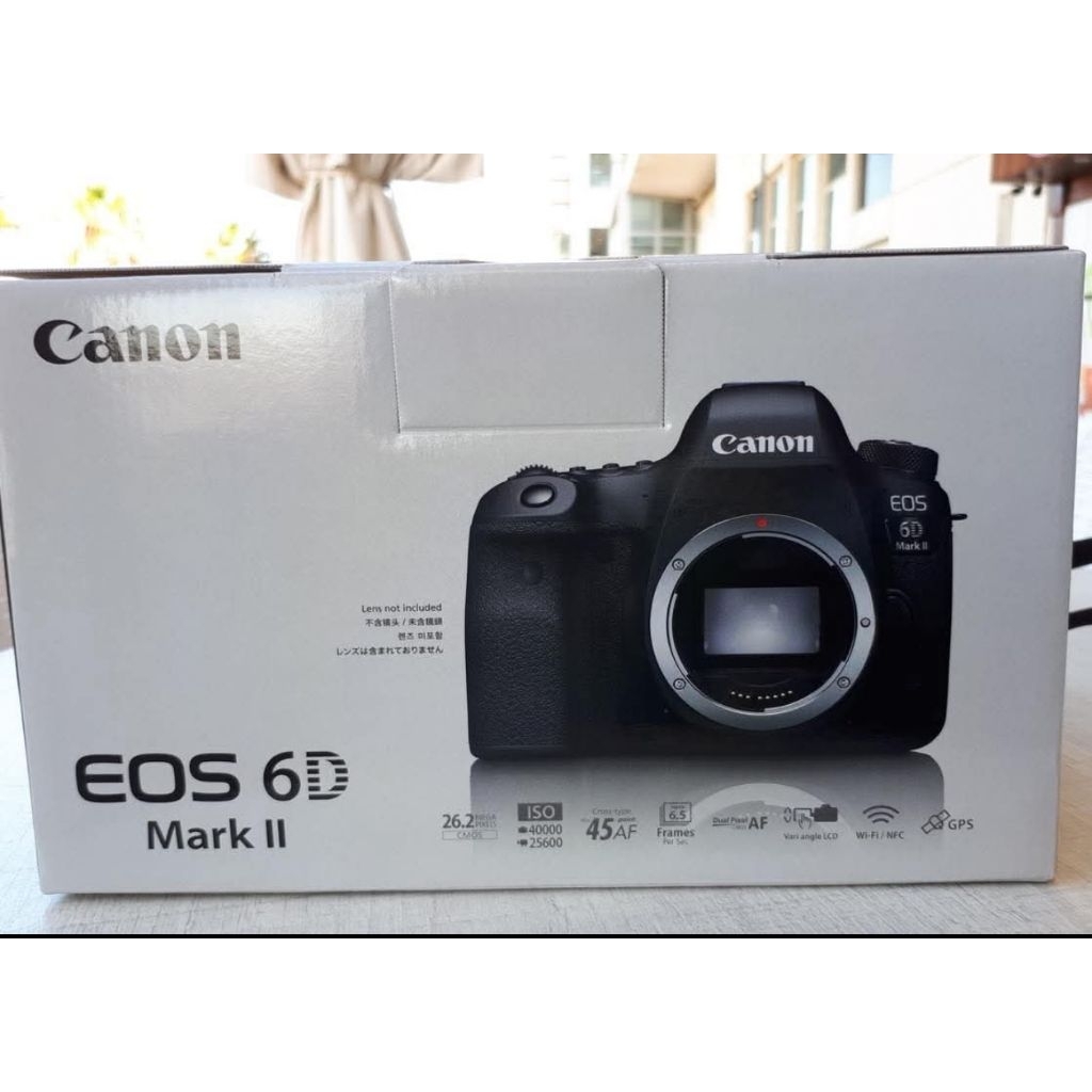 Dus Camera Canon 6D mark II / Box untuk kamera second Canon 6D mark II