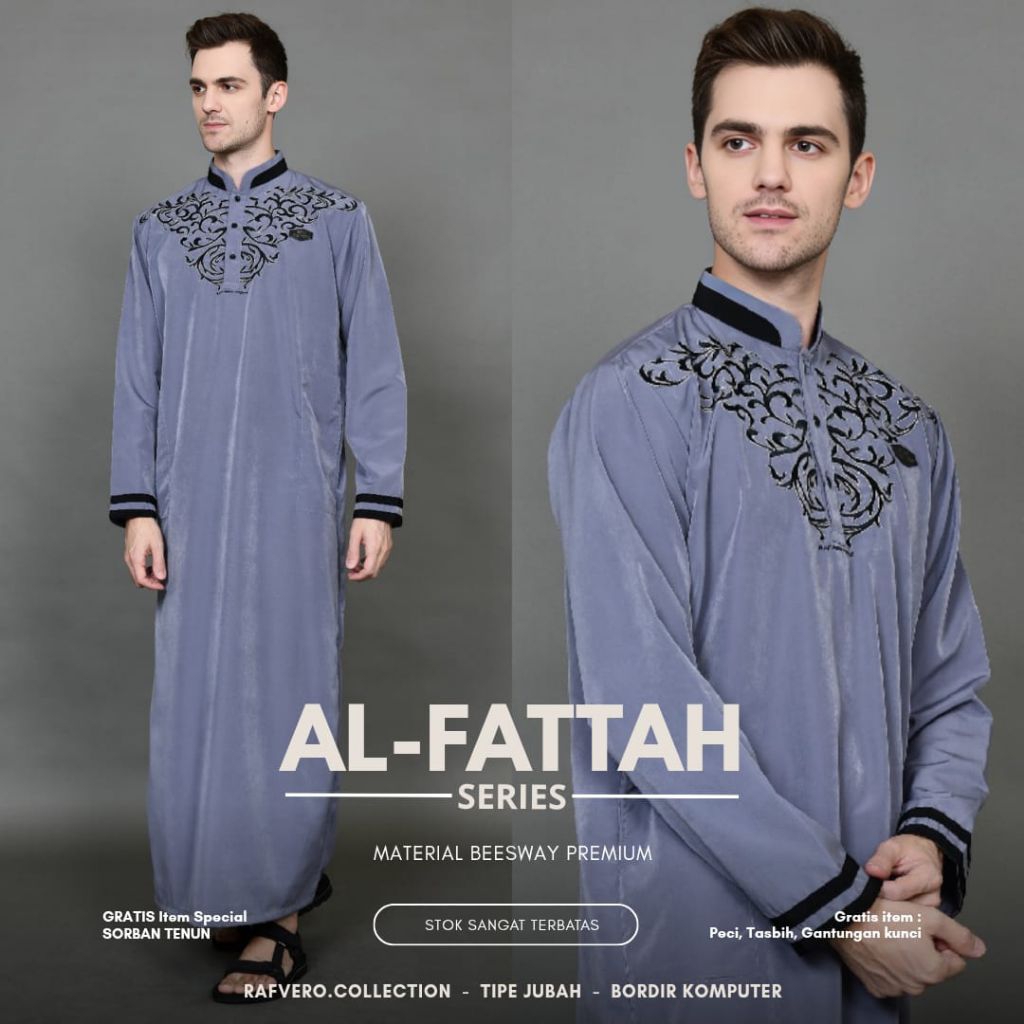 Gamis Pria AlFattah ORIGINAL RAFVERO - Gamis Jubah Pria - RAFVERO ORIGINAL