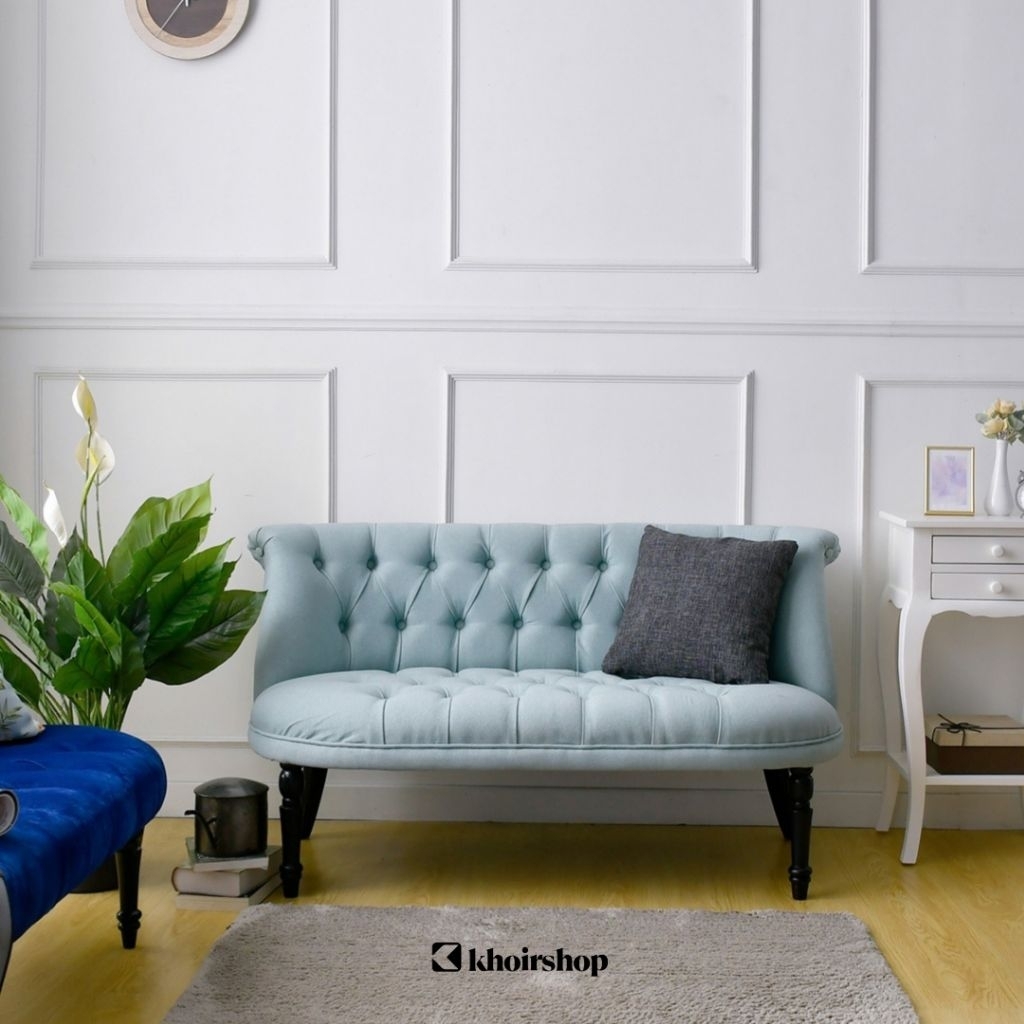 SOFA MINIMALIS SOFA TAMU 2 SEATER SOFA RUANG TAMU MINIMALIS SOFA TAMU RETRO