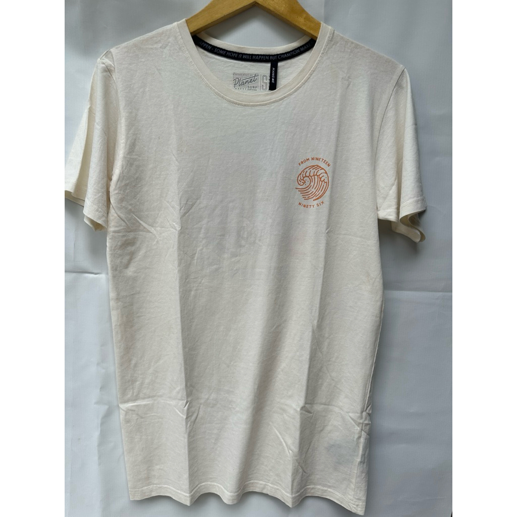 KAOS PLANET SURF SIZE S(minus kotor noda kuning )