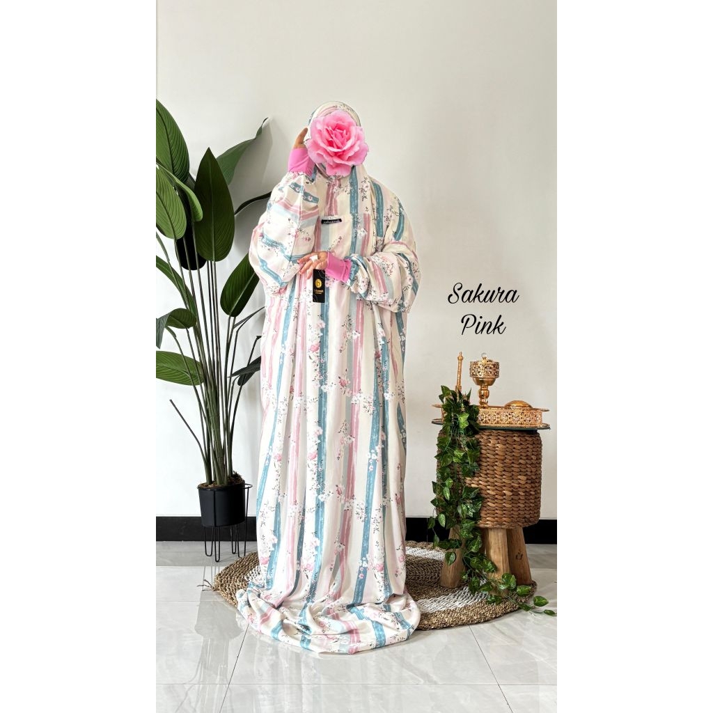 Mukena Terusan Yabasmah Manset || Terusan Motif Yabasmah || Mukena Cantik Adem best seller