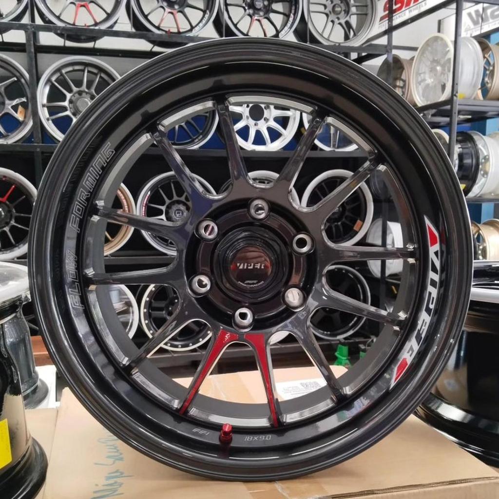 velg ring 18 VIPER FLOW FORMING r18 Pelek mobil Alloy Pcd 6X139.7 pajero Hilux velg racing r18 velg 