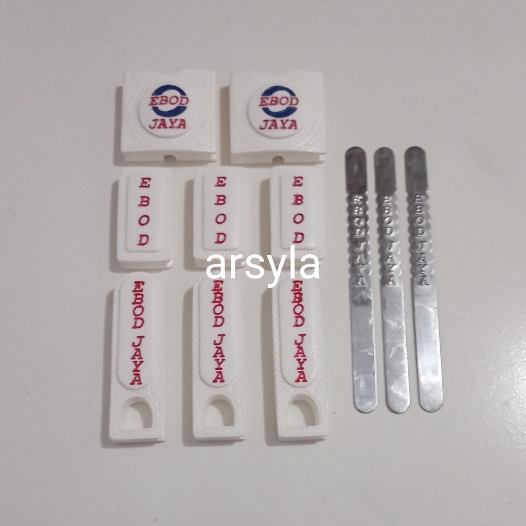 stoper dan klem plat Ebod jaya sangkar burung murai anis