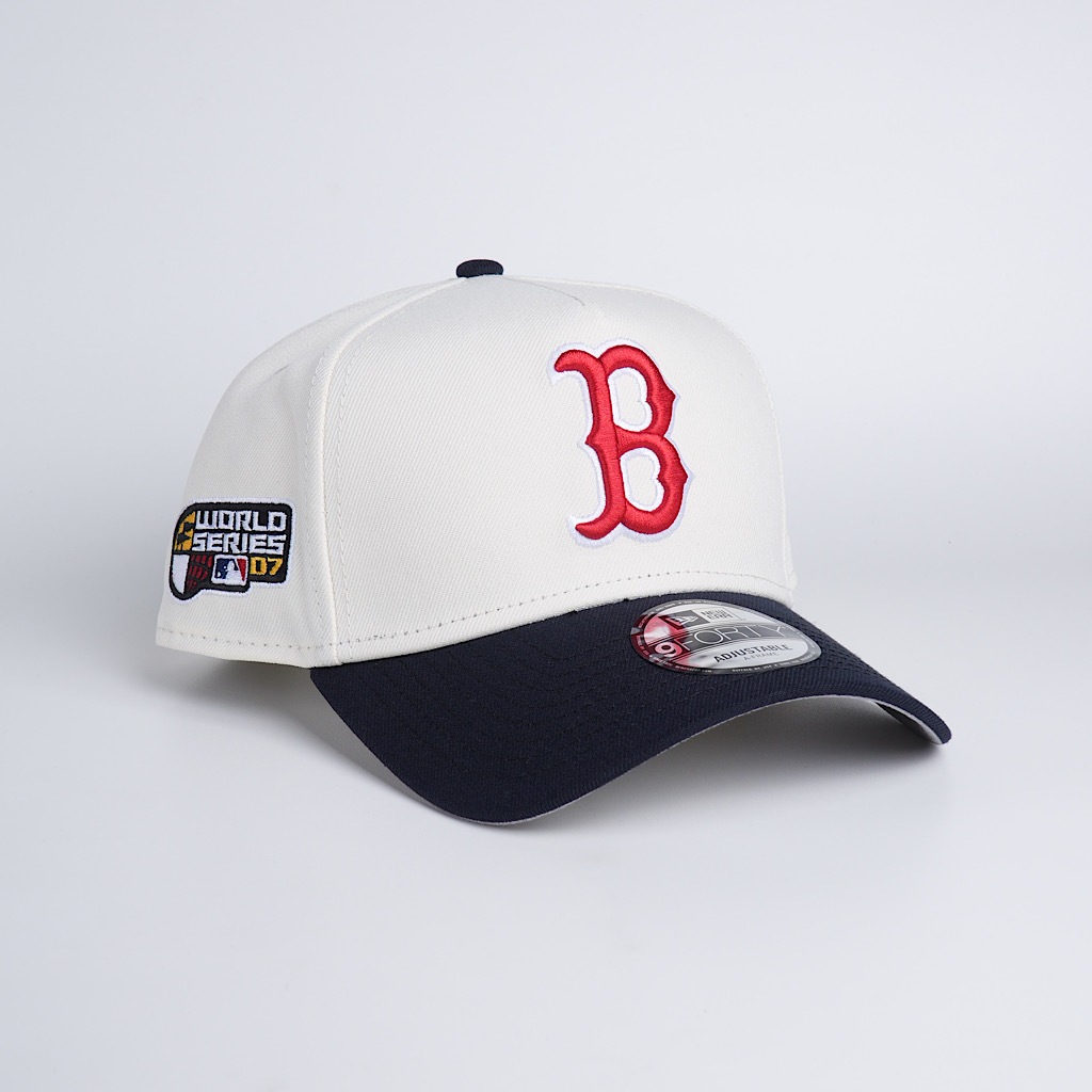 topi new era original boston red sox team color visor