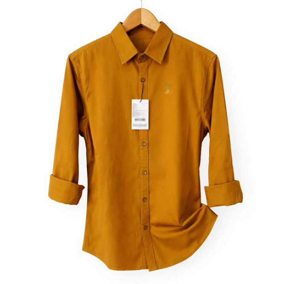 Kemeja PriaLv 3D Lengan Panjang Premium Slimfit