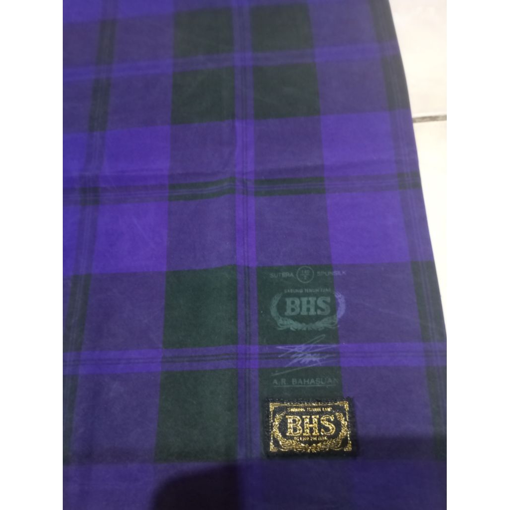 sarung BHS kdt olive full sutra spunslik second minus ringan