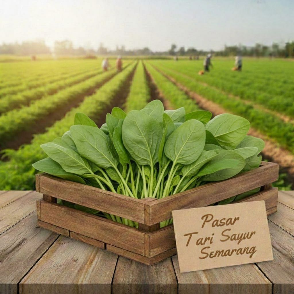 Sayur Bayam Hijau 1 Ikat Segar Fresh Setiap Hari  - Pasar Tari Sayur Semarang