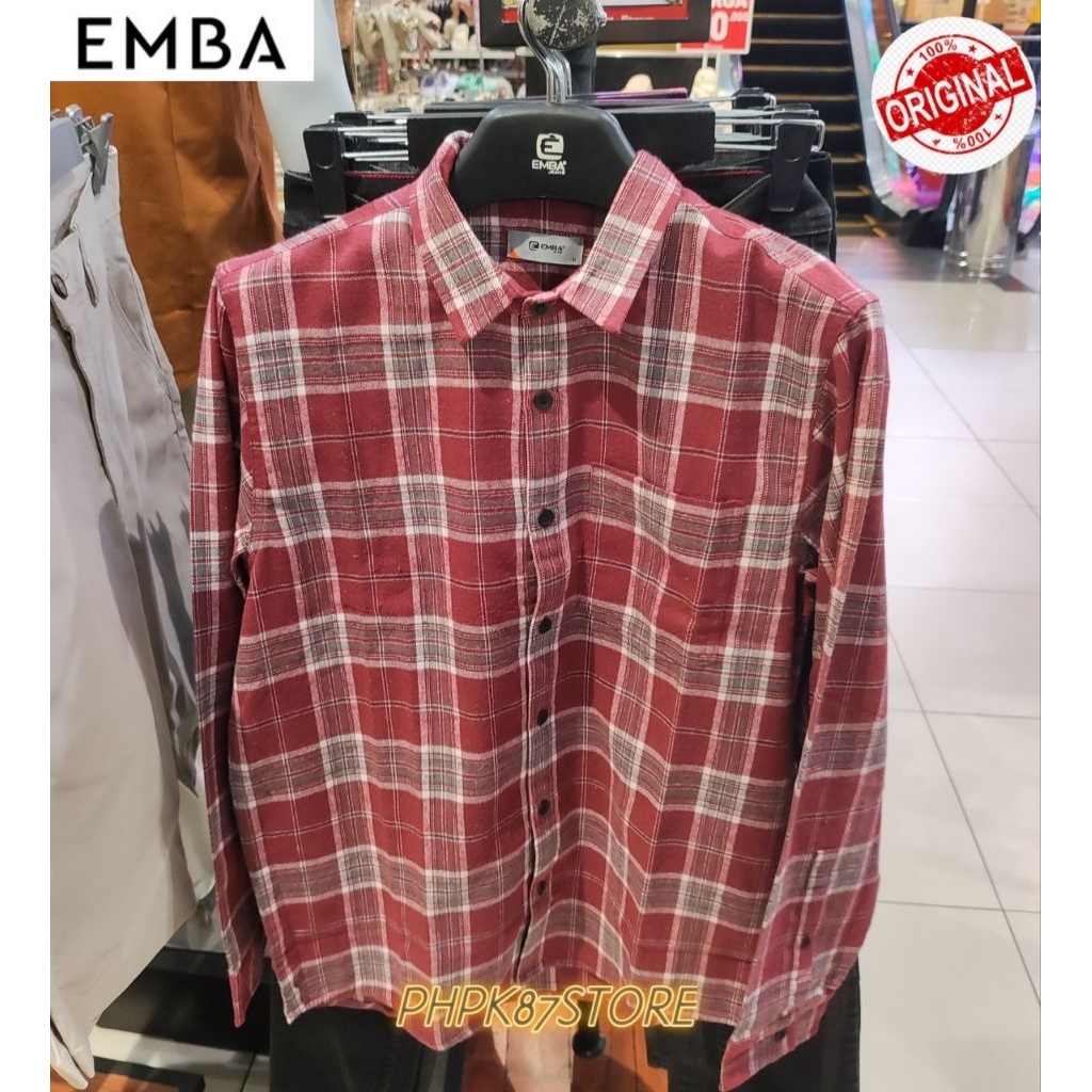 KEMEJA PANJANG EMBA JEANS ORIGINAL